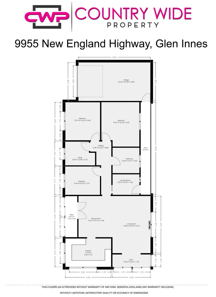 Floorplan of Homely house listing, 9955 New England Highway, Glen Innes NSW 2370