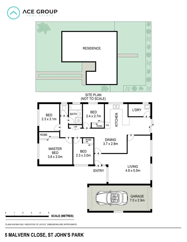 Floorplan of Homely house listing, 5 Malvern Close, St Johns Park NSW 2176