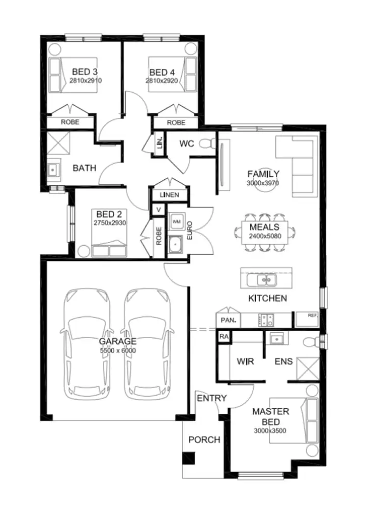 Floorplan of Homely house listing, Lot 17611 Portsea Drive, Nar Nar Goon North VIC 3812
