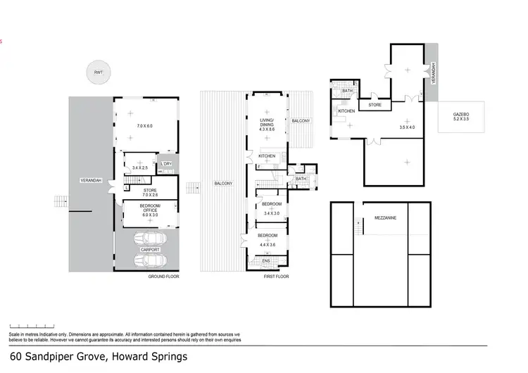 Floorplan of Homely rural property listing, 60 Sandpiper Grove, Howard Springs NT 835
