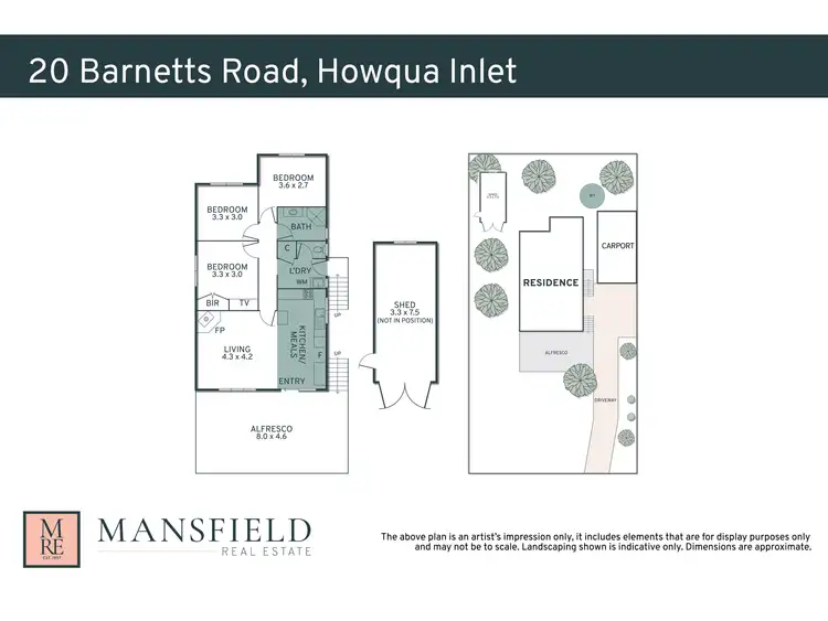 Floorplan of Homely house listing, 20 Barnetts Road, Howqua Inlet VIC 3723