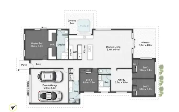 Floorplan of Homely house listing, 6 Moonie Crescent, Jimboomba QLD 4280