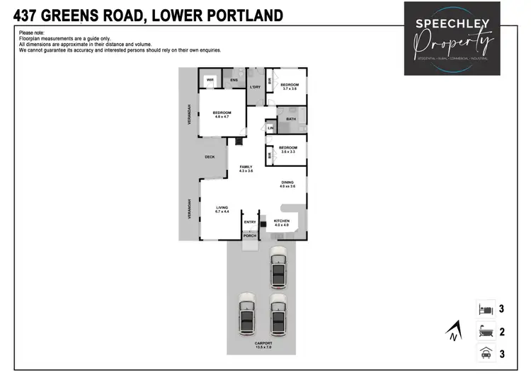 Floorplan of Homely rural property listing, 437 Greens Road, Lower Portland NSW 2756