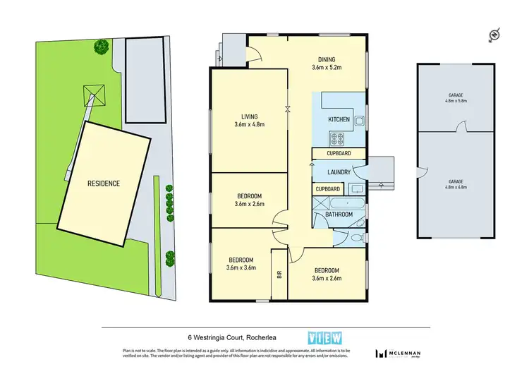 Floorplan of Homely house listing, 6 Westringia Court, Rocherlea TAS 7248