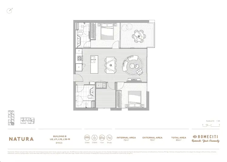 Floorplan of Homely apartment listing, B1903/82 Waterloo Road, Macquarie Park NSW 2113