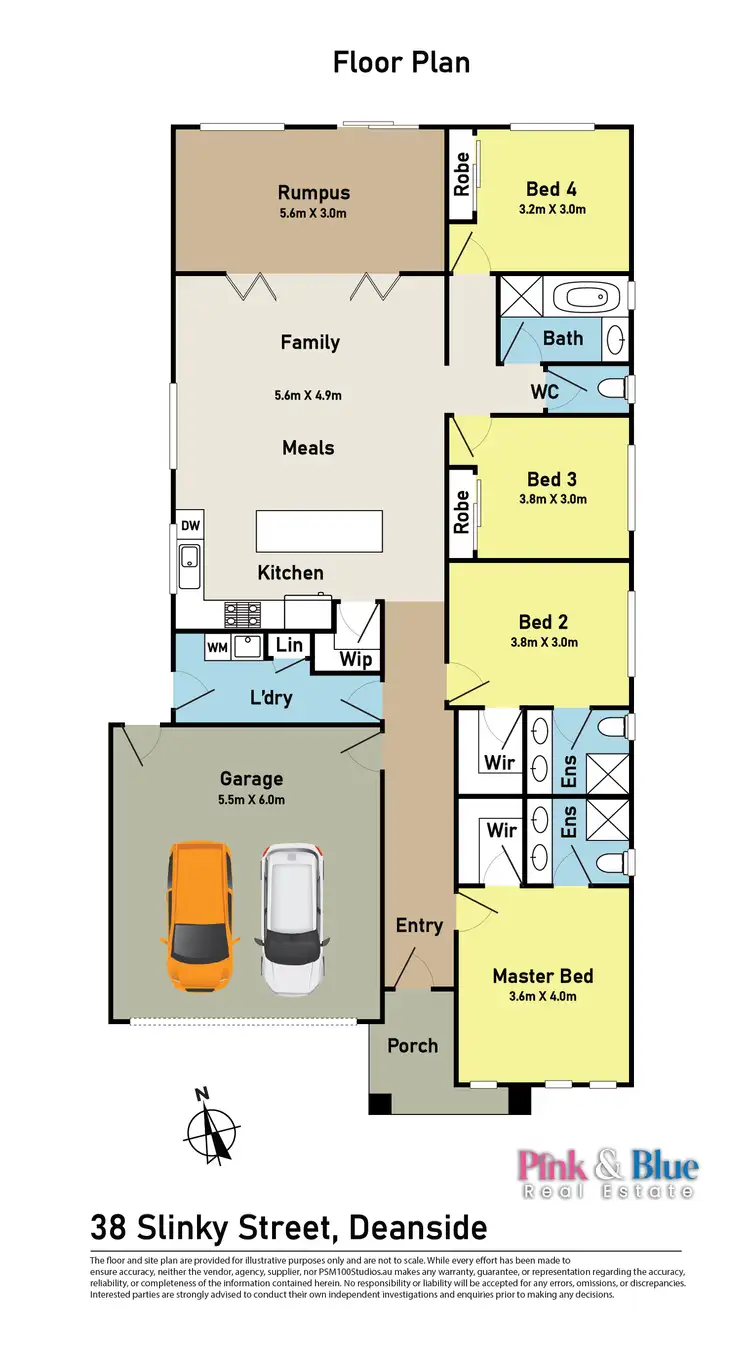 Floorplan of Homely house listing, 38 Slinky Street, Deanside VIC 3336