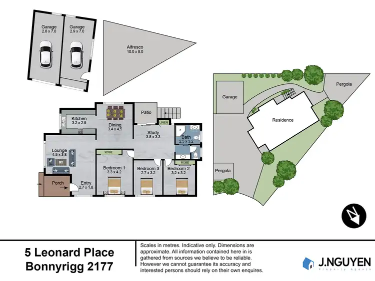 Floorplan of Homely house listing, 5 Leonard Place, Bonnyrigg NSW 2177