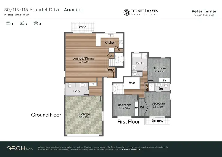 Floorplan of Homely house listing, 30/113-115 Arundel Drive, Arundel QLD 4214