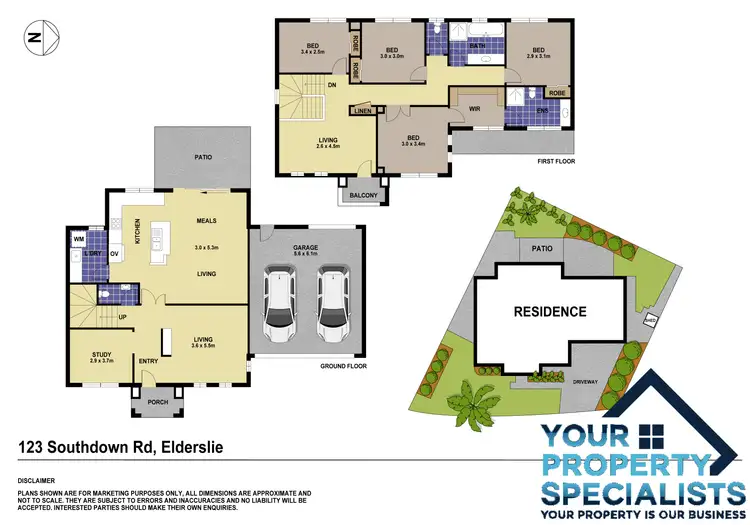 Floorplan of Homely house listing, 123 Southdown Road, Elderslie NSW 2570
