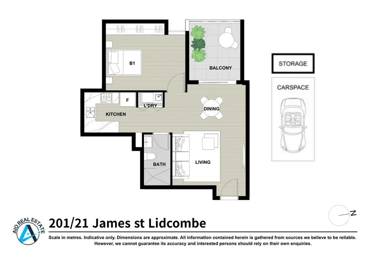 Floorplan of Homely apartment listing, 201/21 James Street, Lidcombe NSW 2141