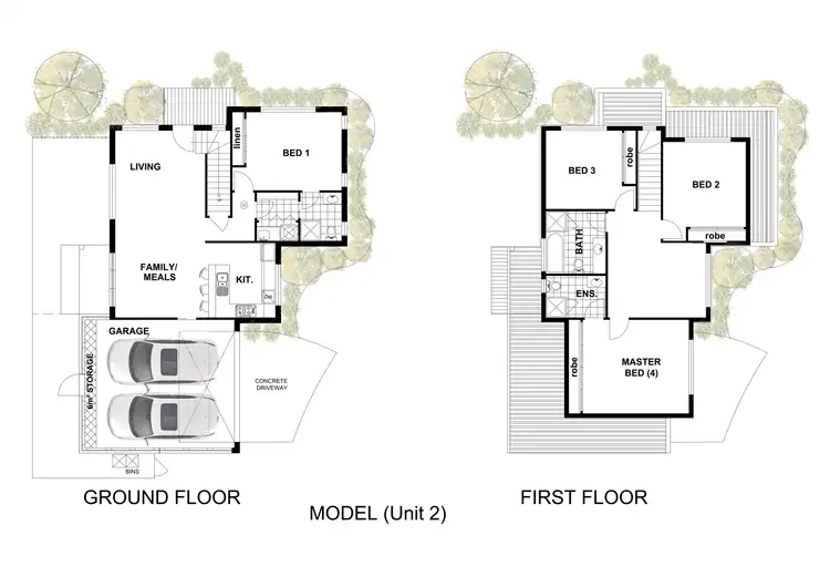 Floorplan of Homely unit listing, 2 Wavy Circuit, Officer VIC 3809