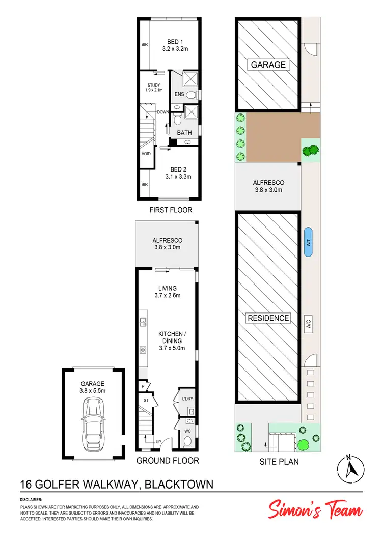 Floorplan of Homely house listing, 16 Golfer Walkway, Blacktown NSW 2148