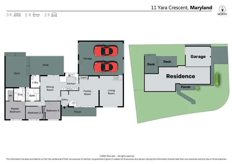 Floorplan of Homely house listing, 11 Yara Crescent, Maryland NSW 2287