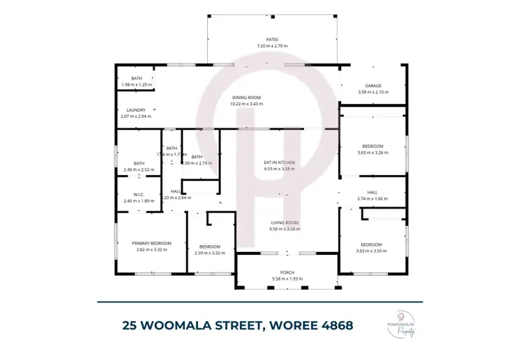 Floorplan of Homely house listing, 25 WOOMALA STREET, Woree QLD 4868