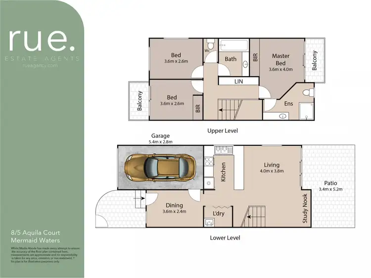 Floorplan of Homely house listing, 8/5 Aquila Court, Mermaid Waters QLD 4218