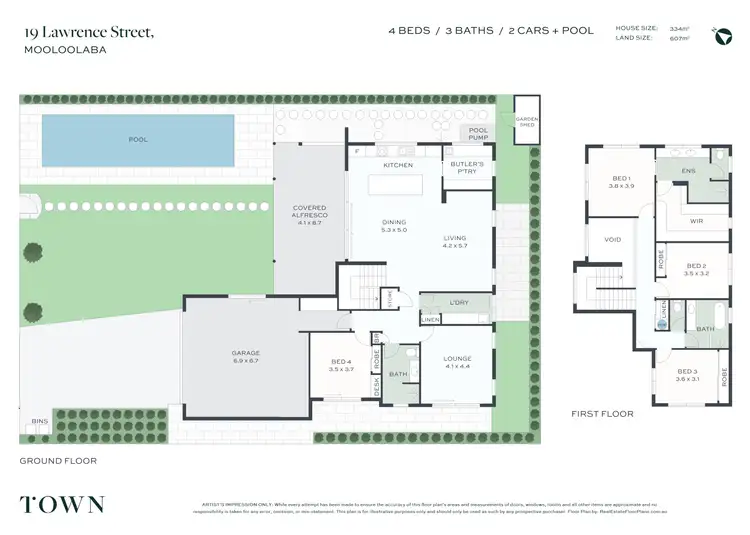 Floorplan of Homely house listing, 19 Lawrence Street, Mooloolaba QLD 4557