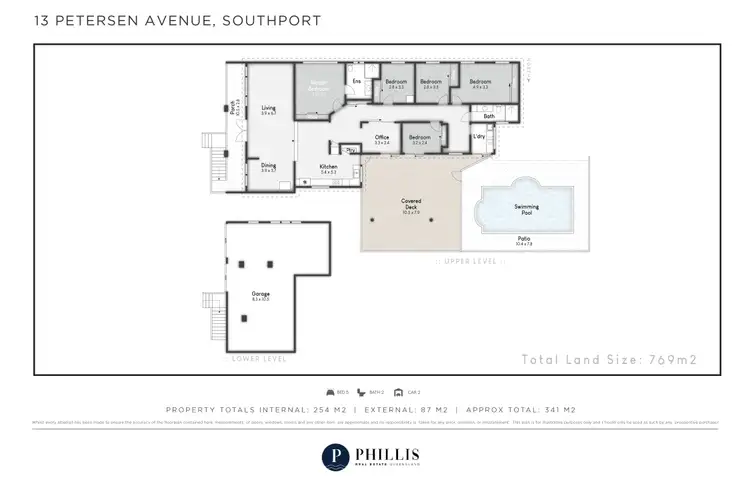Floorplan of Homely house listing, 13 Petersen Avenue, Southport QLD 4215