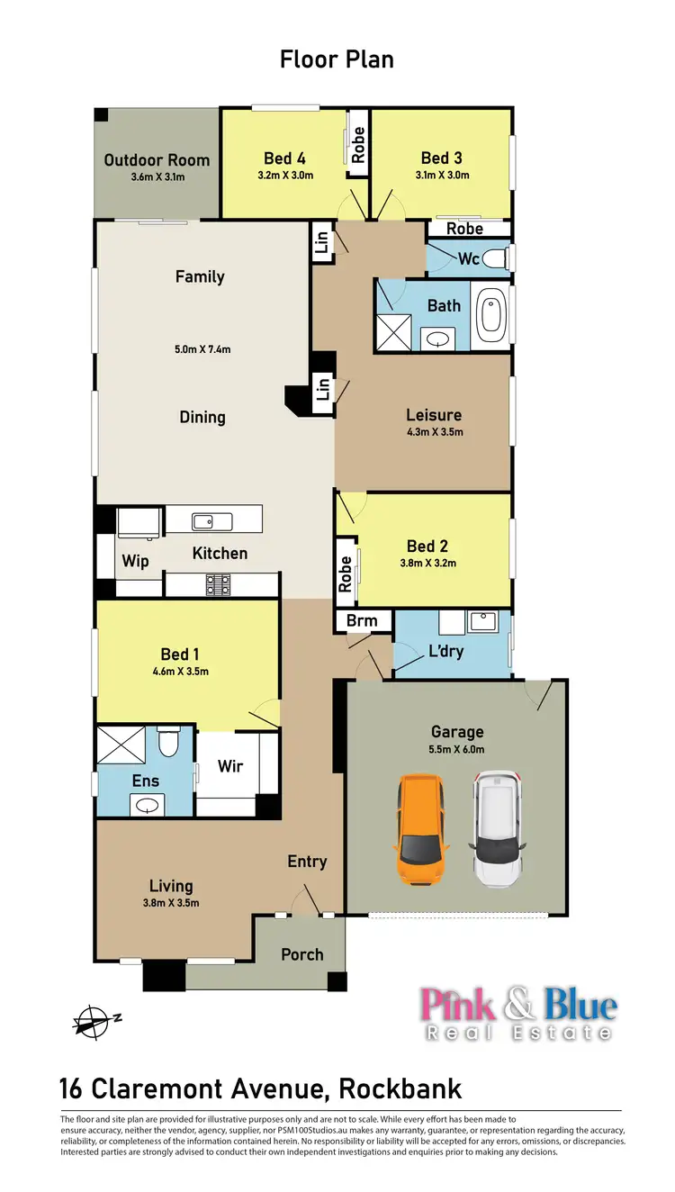 Floorplan of Homely house listing, 16 Claremont Avenue, Rockbank VIC 3335