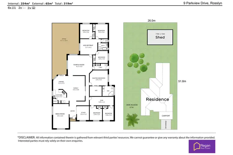Floorplan of Homely house listing, 9 Parkview Drive, Rosslyn QLD 4703