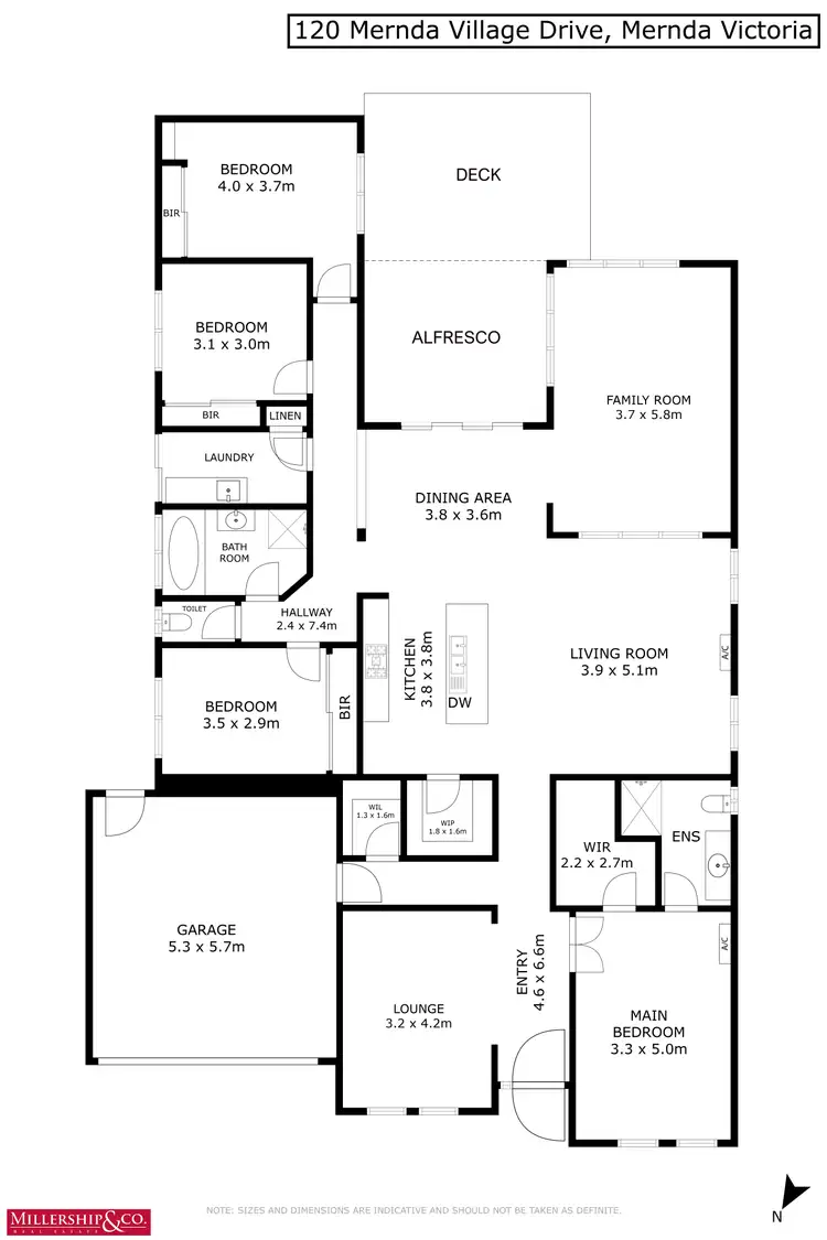 Floorplan of Homely house listing, 120 Mernda Village Drive, Mernda VIC 3754