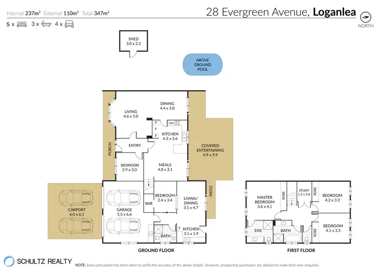 Floorplan of Homely house listing, 28 Evergreen Avenue, Loganlea QLD 4131