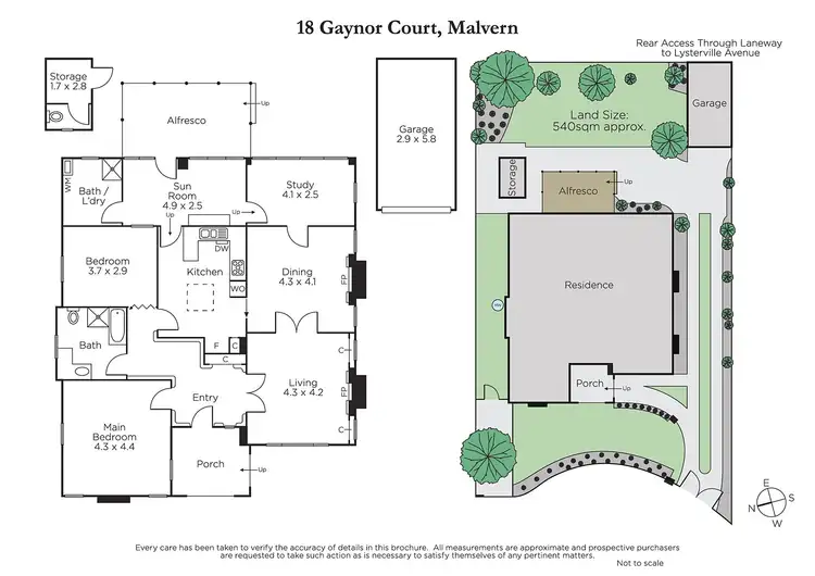 Floorplan of Homely house listing, 18 Gaynor Court, Malvern VIC 3144
