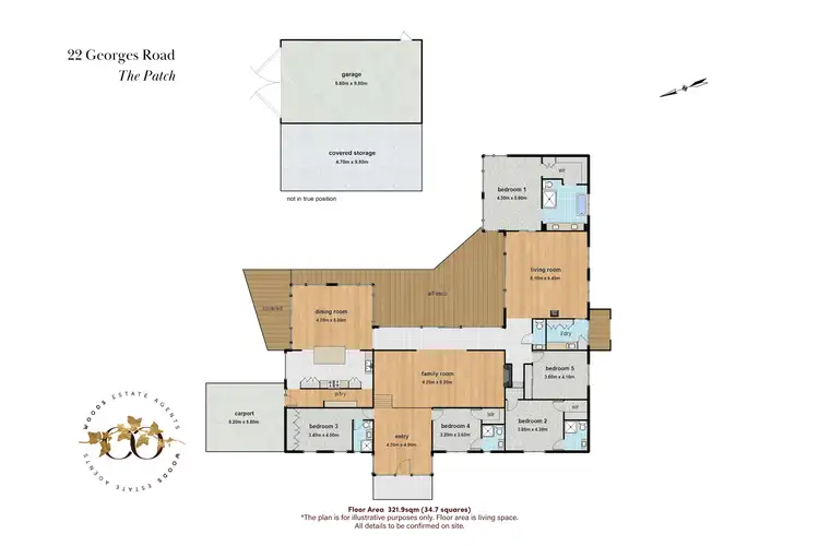 Floorplan of Homely house listing, 22 Georges Road, The Patch VIC 3792