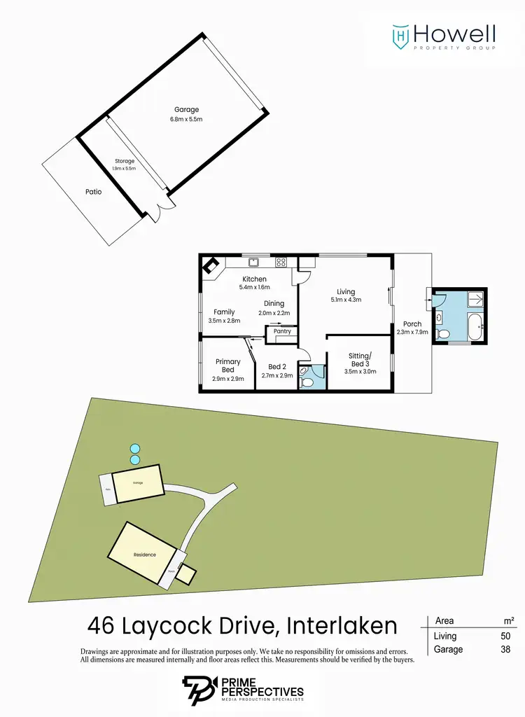 Floorplan of Homely house listing, 46 Laycock Drive, Interlaken TAS 7030