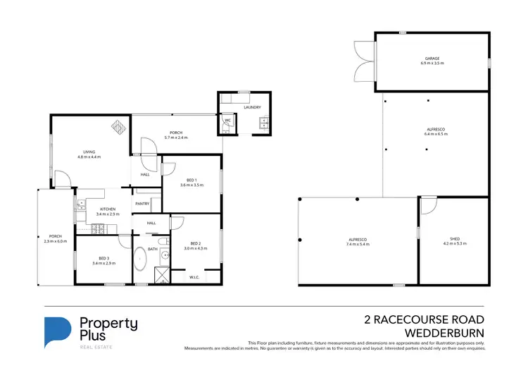 Floorplan of Homely house listing, 2 Racecourse Road, Wedderburn VIC 3518