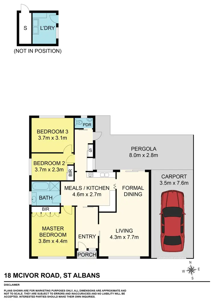 Floorplan of Homely house listing, 18 McIvor Road, St Albans VIC 3021