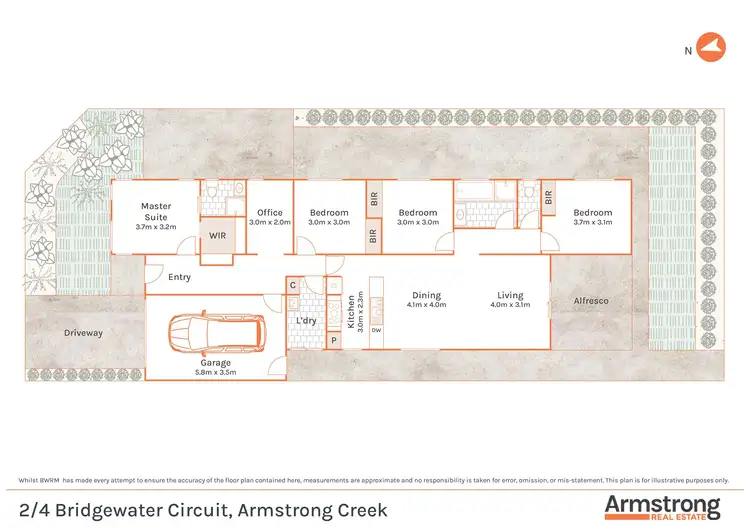 Floorplan of Homely house listing, 2-4 Bridgewater Circuit, Armstrong Creek VIC 3217