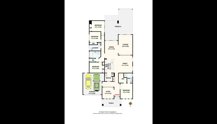 Floorplan of Homely house listing, 25 Taylan Street, Craigieburn VIC 3064