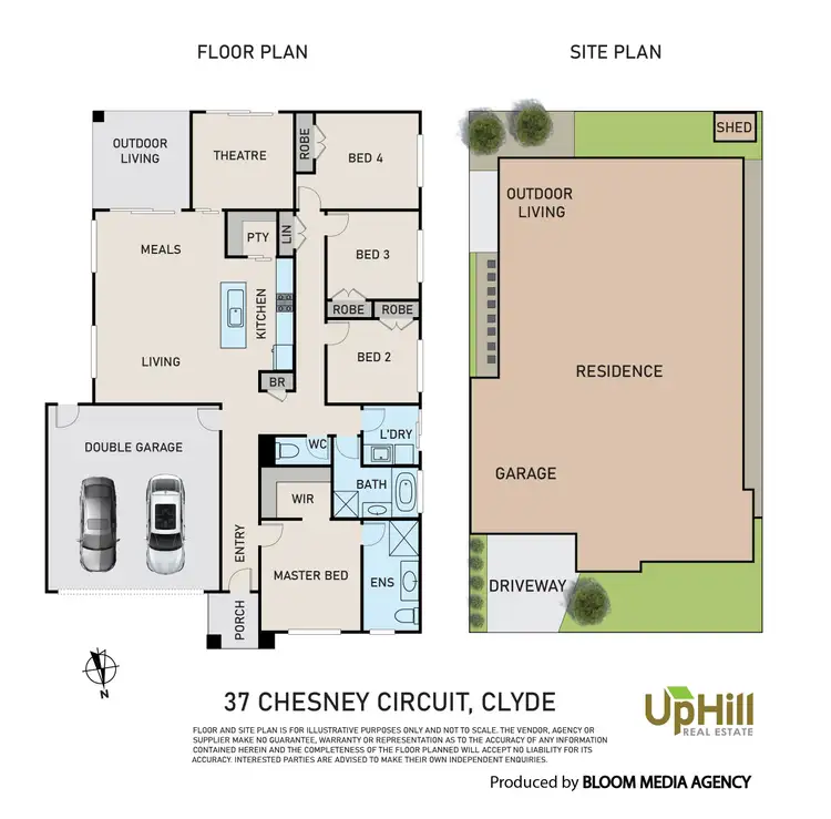 Floorplan of Homely house listing, 37 Chesney Circuit, Clyde VIC 3978