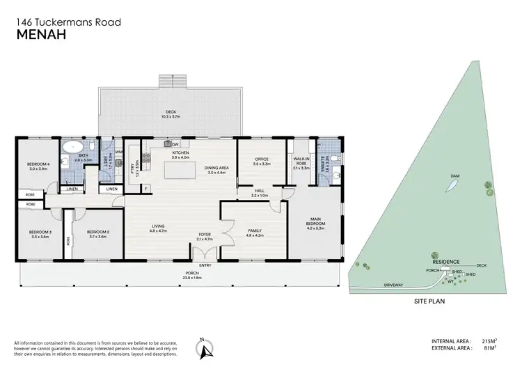 Floorplan of Homely rural property listing, 146 Tuckermans Road, Mudgee NSW 2850