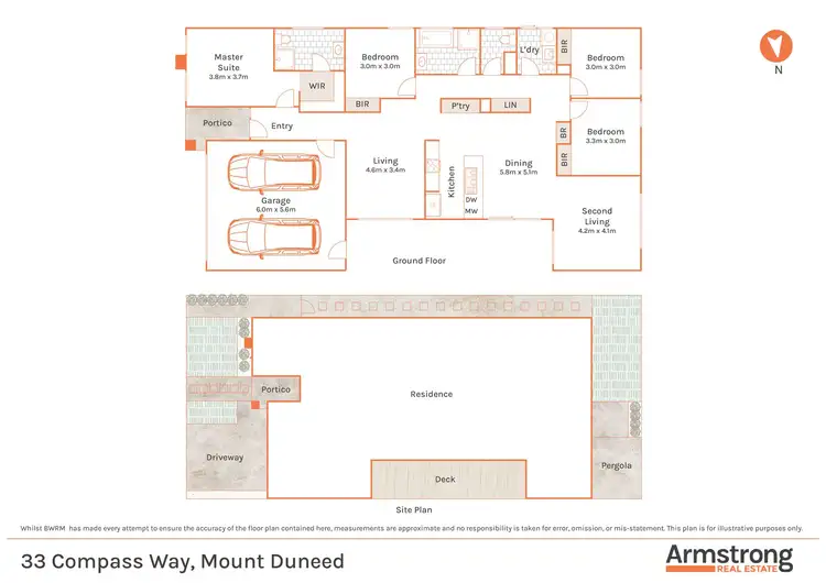 Floorplan of Homely house listing, 33 Compass Way, Mount Duneed VIC 3217