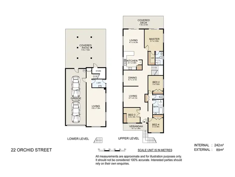 Floorplan of Homely house listing, 22 Orchid Street, Enoggera QLD 4051