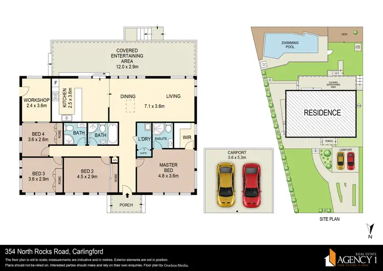 Floorplan of Homely house listing, 354 North Rocks Road, Carlingford NSW 2118