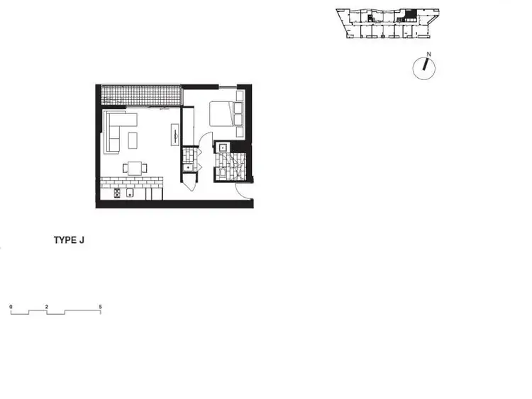 Floorplan of Homely apartment listing, 610/8 Marmion Place, Docklands VIC 3008