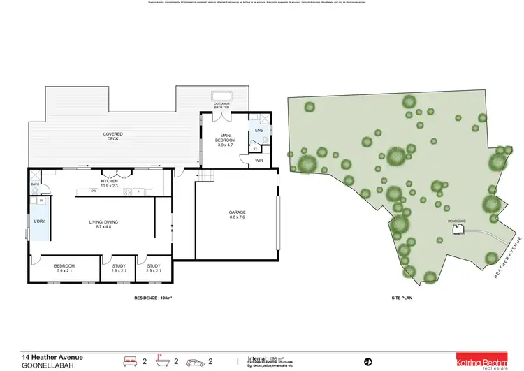 Floorplan of Homely rural property listing, 14 Heather Avenue, Goonellabah NSW 2480