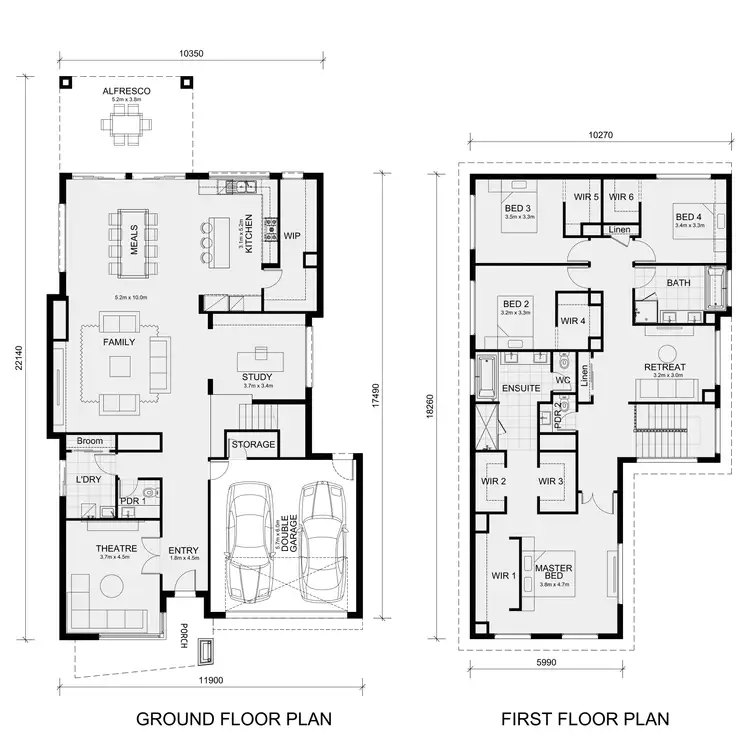 Floorplan of Homely house listing, 10 Isola Mews, Tarneit VIC 3029