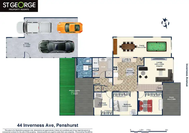 Floorplan of Homely house listing, 44 Inverness Avenue, Penshurst NSW 2222