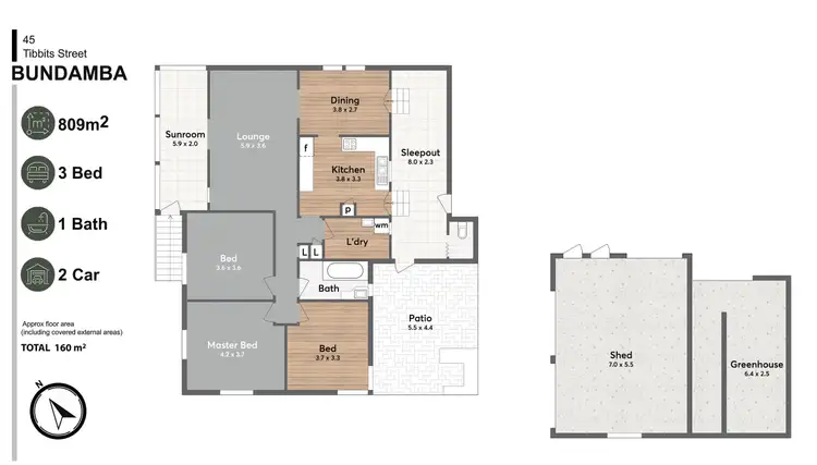 Floorplan of Homely house listing, 45 Tibbits Street, Bundamba QLD 4304