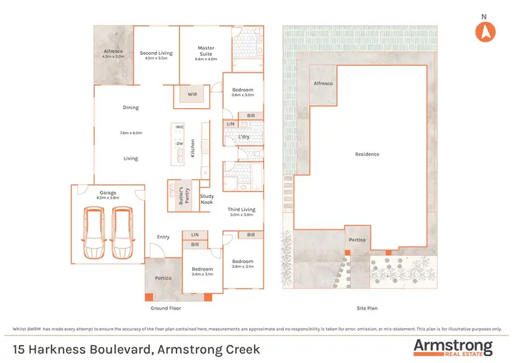 Floorplan of Homely house listing, 15 Harkness Boulevard, Armstrong Creek VIC 3217