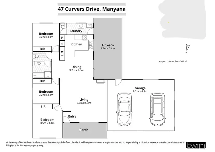 Floorplan of Homely house listing, 47 Curvers Drive, Manyana NSW 2539