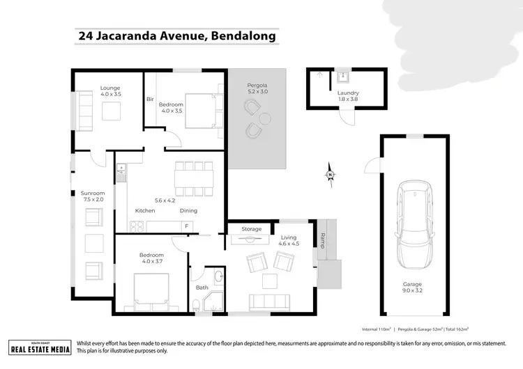Floorplan of Homely house listing, 24 Jacaranda Avenue, Bendalong NSW 2539