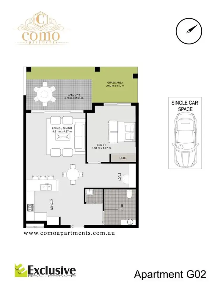 Floorplan of Homely apartment listing, G02/19 Short Street, Homebush NSW 2140