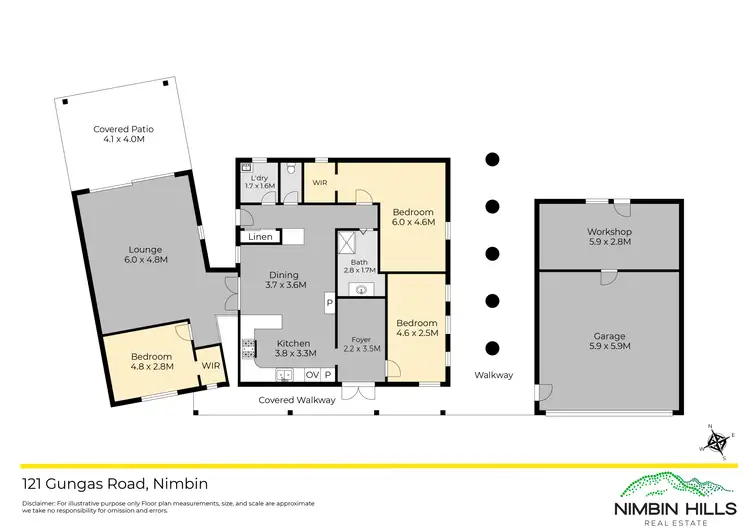 Floorplan of Homely house listing, 2/121 Gungas Road, Nimbin NSW 2480