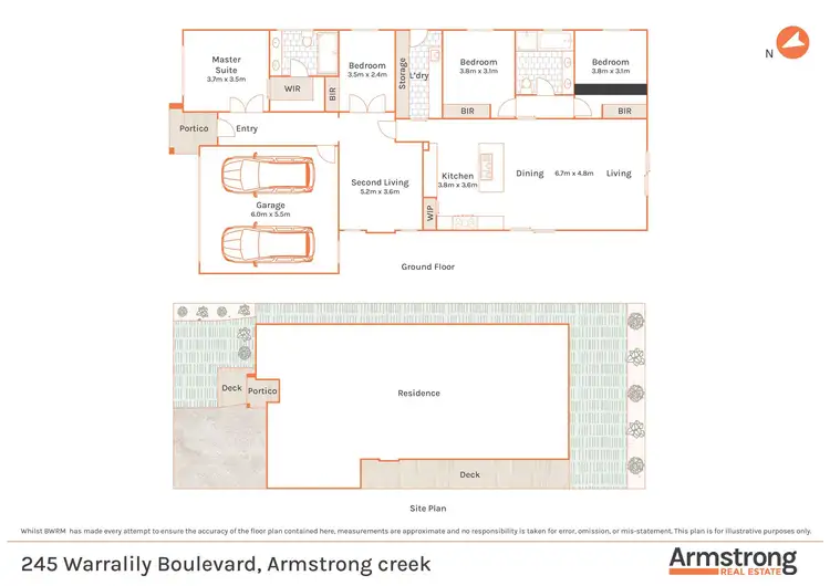 Floorplan of Homely house listing, 245 Warralily Boulevard, Armstrong Creek VIC 3217