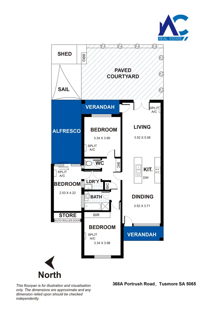 Floorplan of Homely house listing, 368A Portrush Road, Tusmore SA 5065