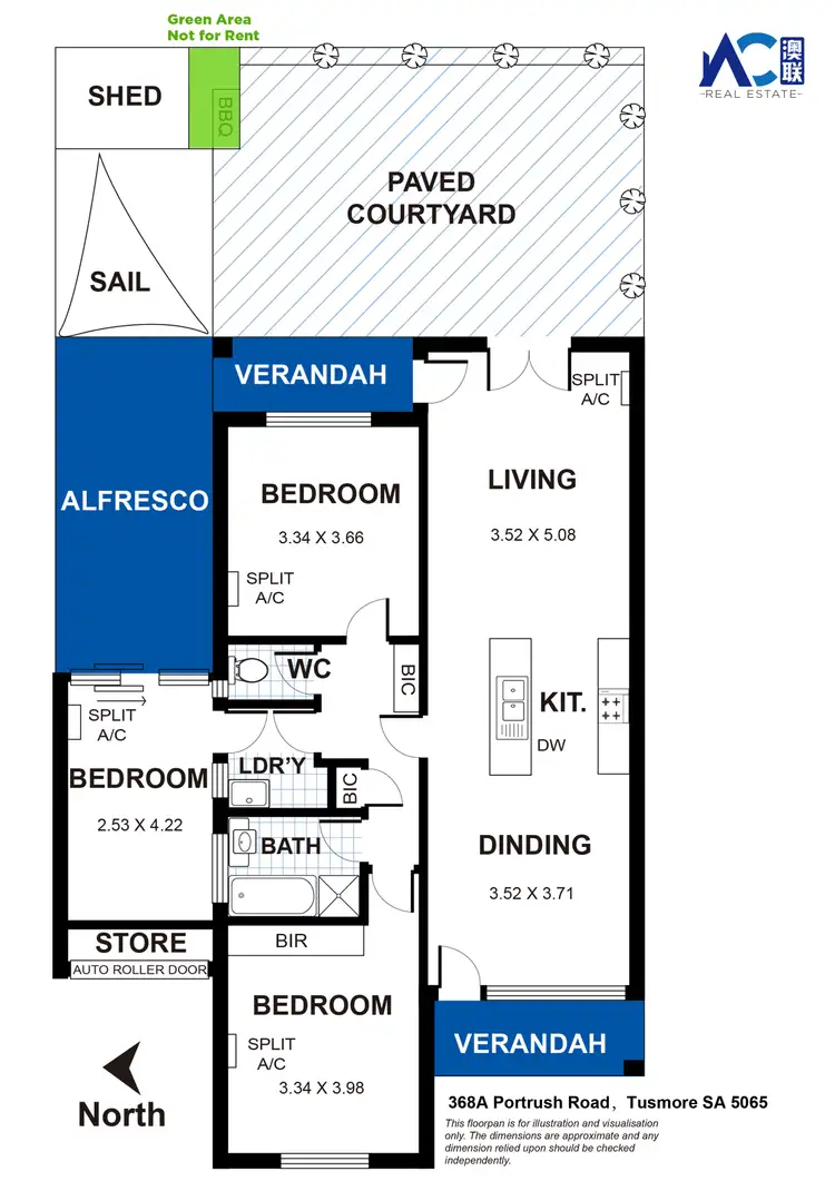 Floorplan of Homely house listing, 368A Portrush Road, Tusmore SA 5065